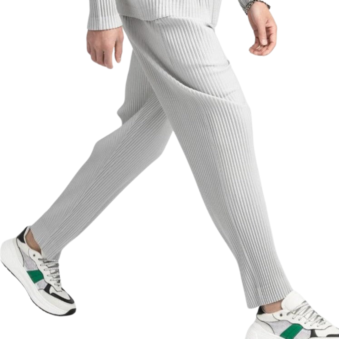 LEBARON - Ribbed Cotton Pantalon