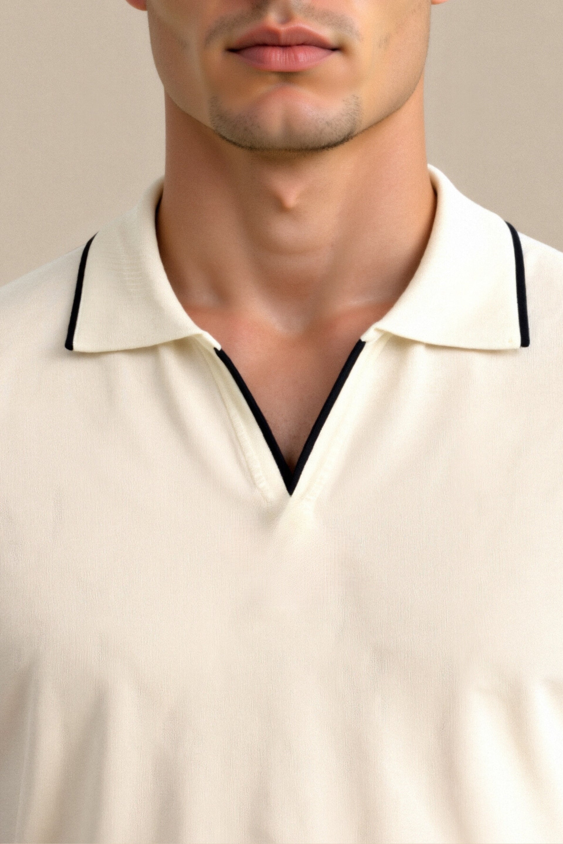 LEBARON Contrast Slim Fitted Polo