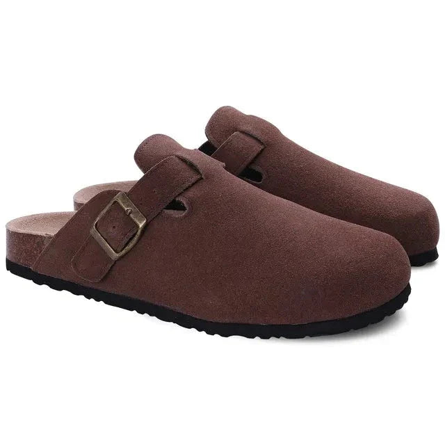 LEBARON Suede Clogs