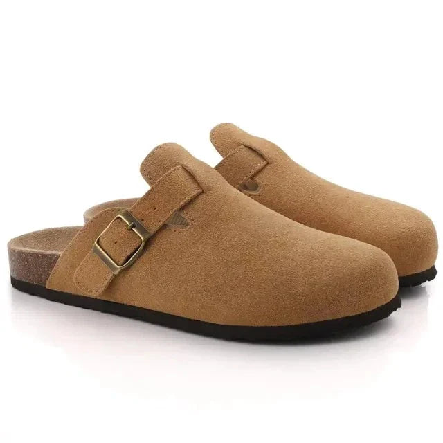 LEBARON Suede Clogs