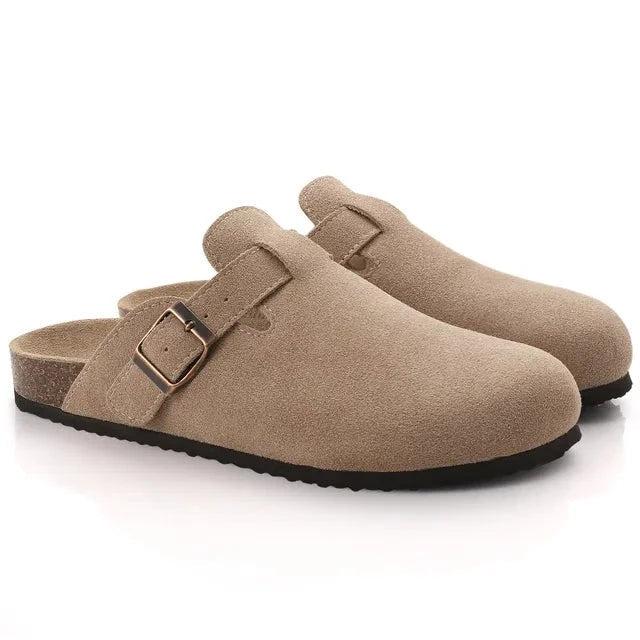 LEBARON Suede Clogs