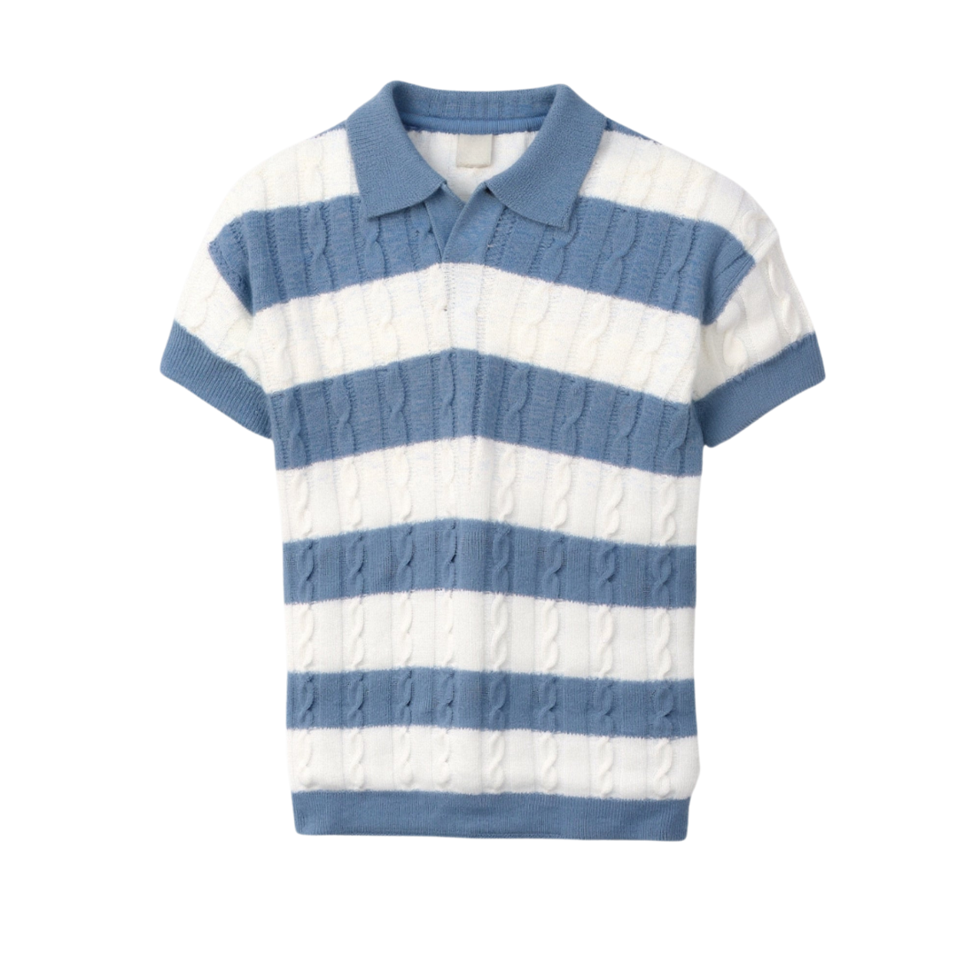 LEBARON White Stripe Polo