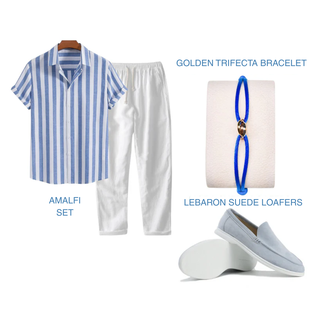 LEBARON 4 piece set- Blue