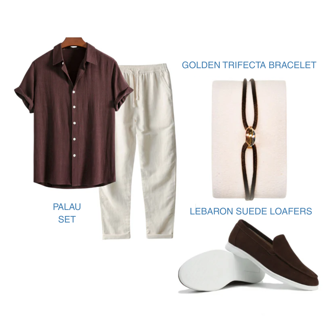 LEBARON 4 piece set- Chestnut