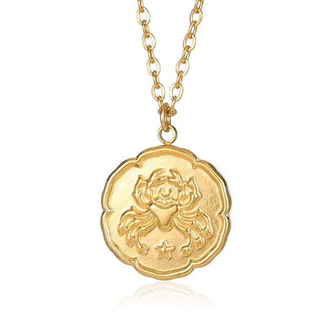 LEBARON - Zodiac Sign Necklace - Gold
