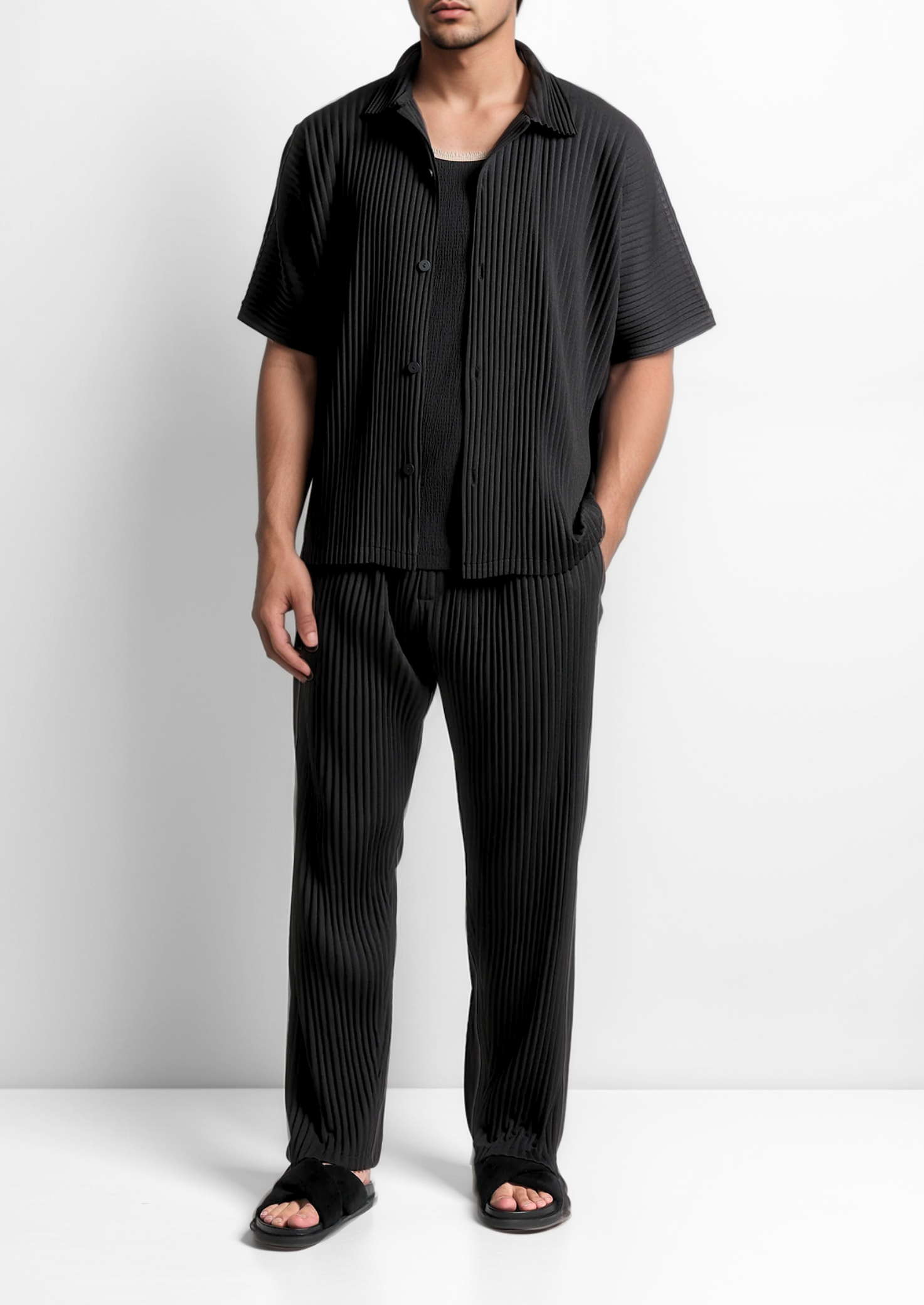 LEBARON PLEATED SUMMER SET